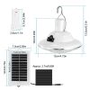 Solar Camping Light Hanging LED Bulb Lamp Portable Lantern Emergency Light