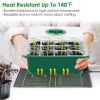 10Pcs Seed Starter Tray Kit Reusable Overall 120Cells Seeding Propagator Station