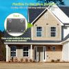 LED Solar Lights Solar Powered Security Light Kit Emergency Light Pull Switch for Home Shed Garage Tool Room