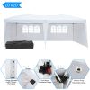 20''x10''(3 x 6m) Two Windows Practical Waterproof Folding Tent White XH