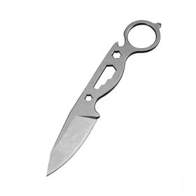 Outdoor Wilderness Survival Small Straight Knife Hunting Knife Pocket Knife (Color: As pic show)