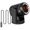 Portable Car Heater 2 In 1 Heating Cooling Fan Rotatable Demister Defroster with 4.92ft Cord