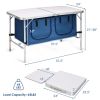 Height Adjustable Folding Camping Table